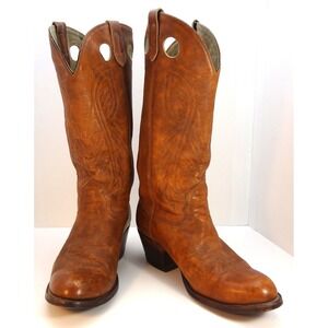 Nitrite‎ Buckaroo Cowboy Boots Brown Western Style Riding Boots Mens Size 9.5